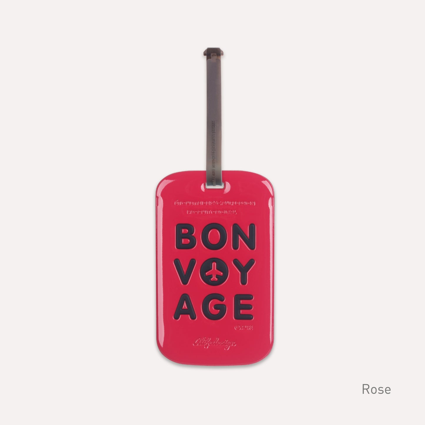 Etiquette de bagage Bon Voyage