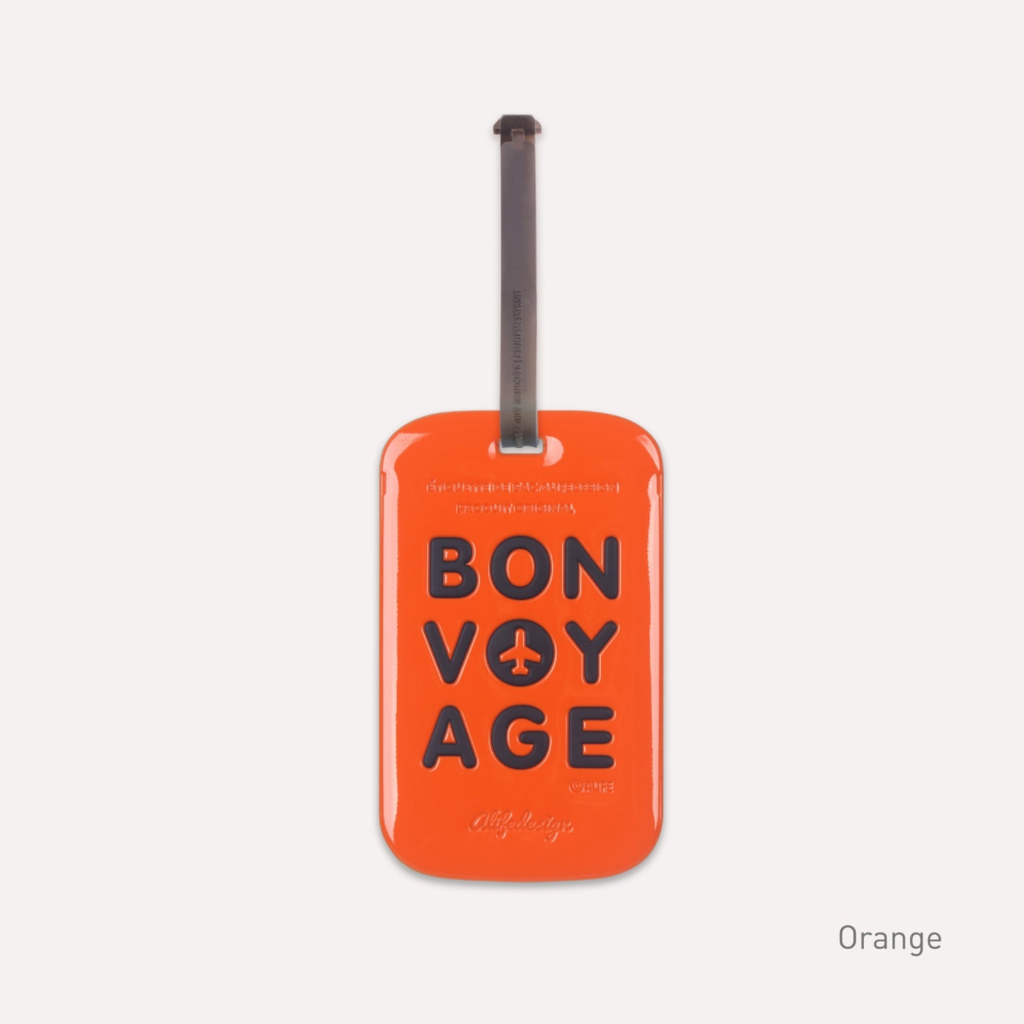 Etiquette de bagage Bon Voyage