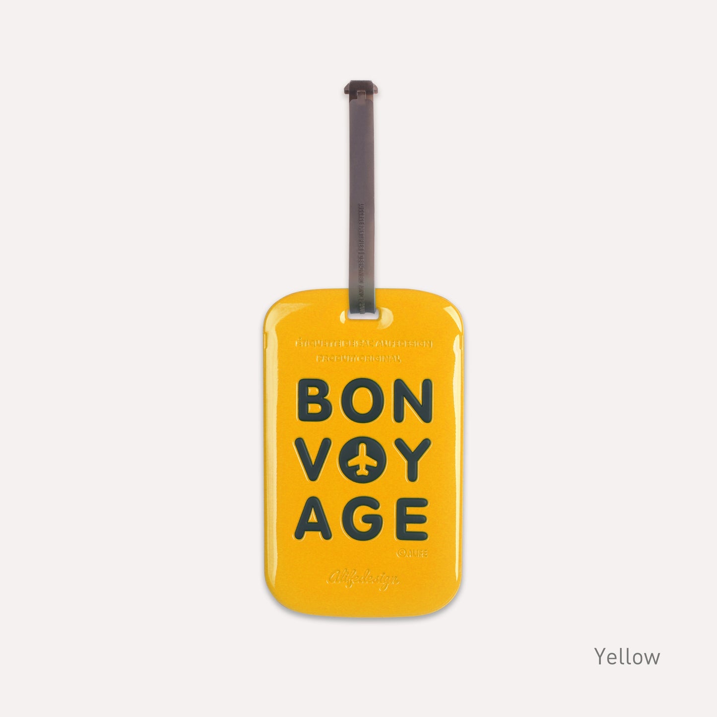 Etiquette de bagage Bon Voyage
