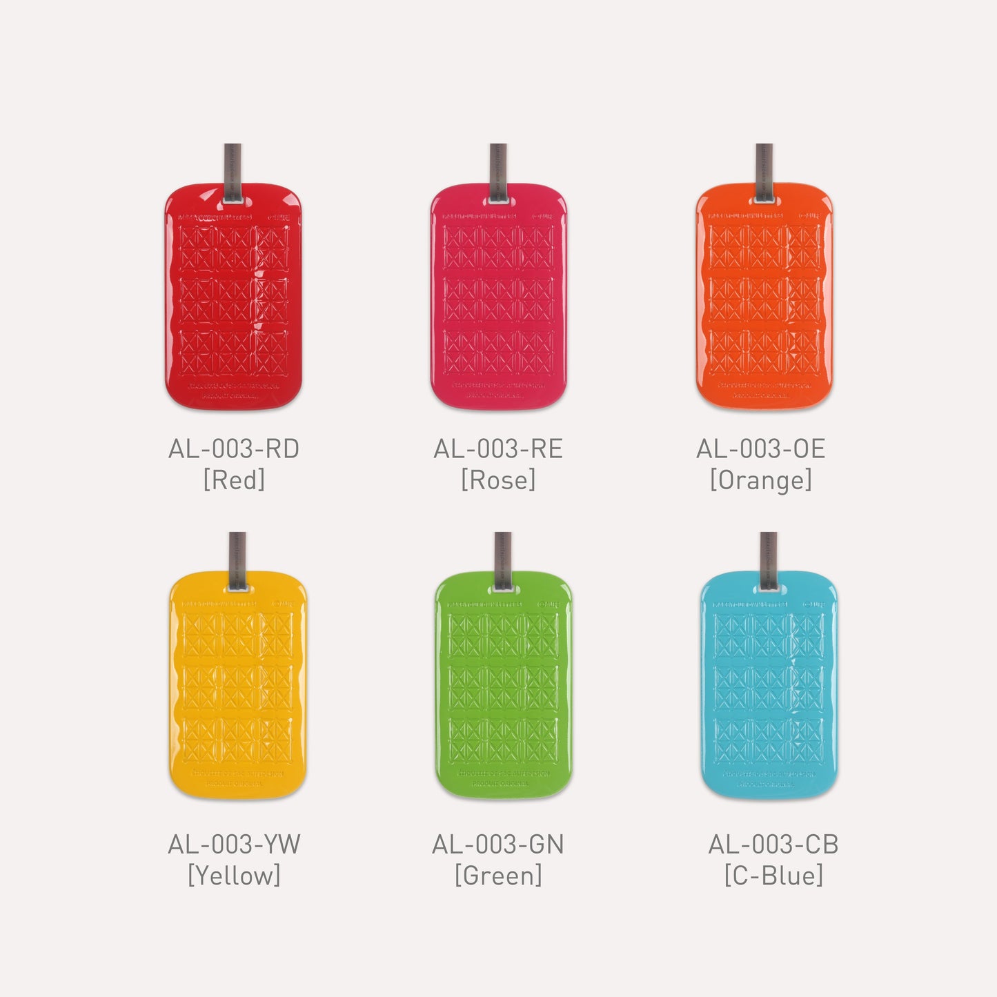 Etiquette de bagage Letter