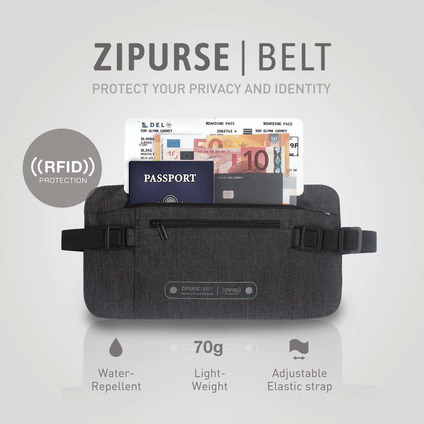 Ceinture Zipurse